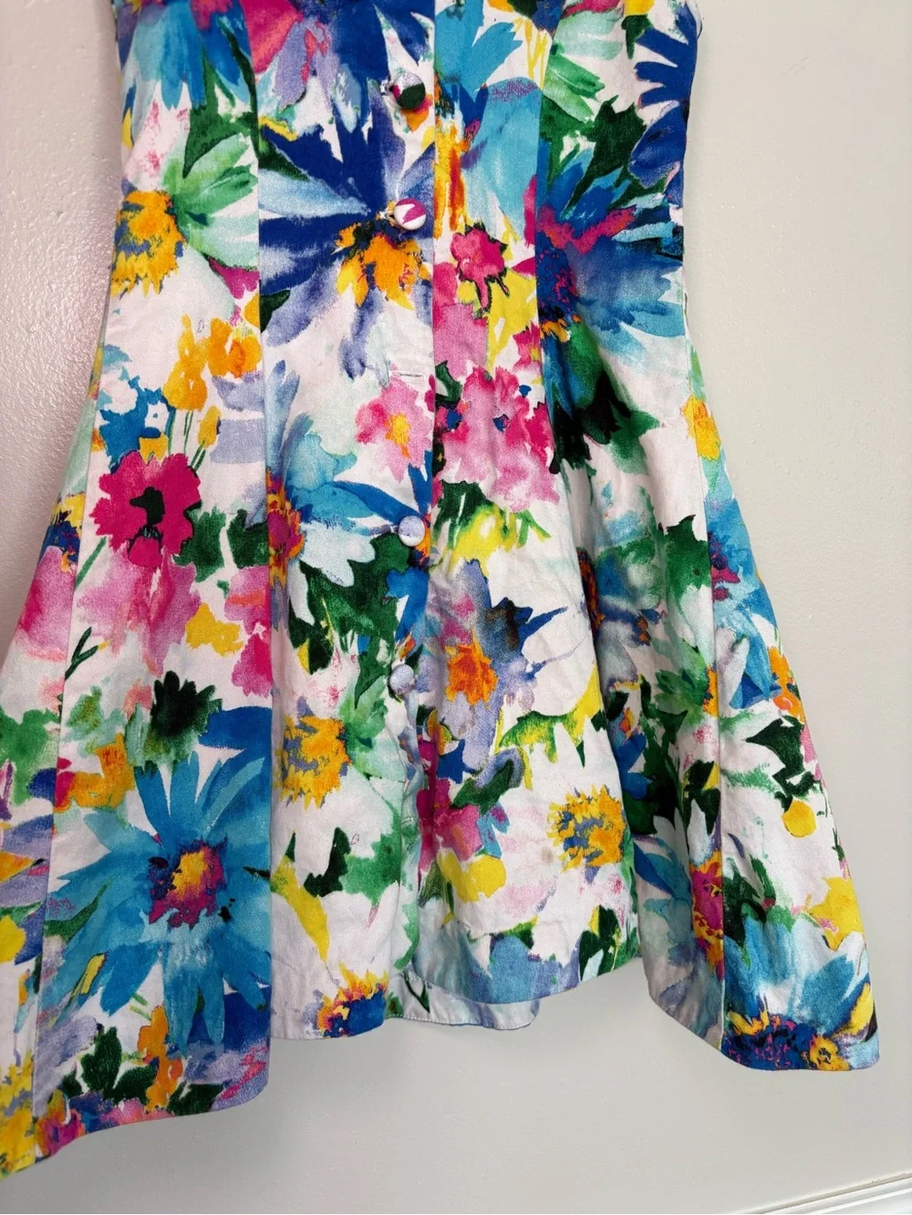 Polo by Ralph Lauren White Floral Print Girls' Dress